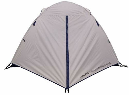 Alps Mountaineering gray dome tent.