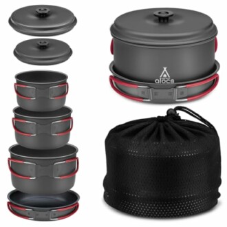 Alocs Camping Cookware Set