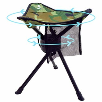 GEERTOP Portable Camping Swivel Stool