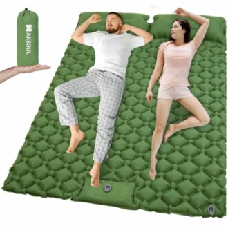 AKSOUL Double Camping Inflatable Sleeping Pad