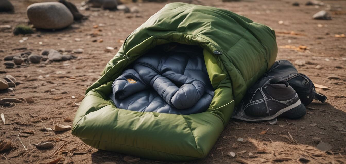 Sleeping bag compression sack